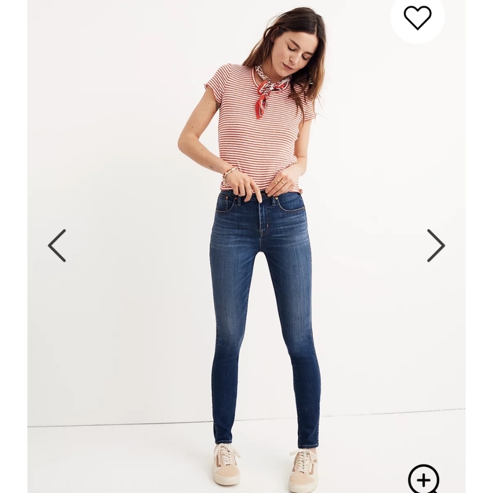 MADEWELL 9in high-riser skinny skinny